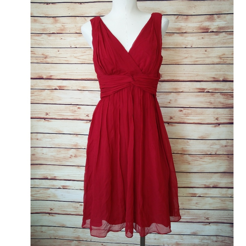 Donna Morgan Jessie Twist Chiffon Dress